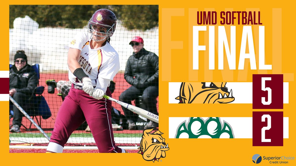 Bulldogs move to 4-0 on the season! Jordyn Thomas with the three-run homer in the sixth to give UMD the lead!

<a href="/UMD_Softball/">Bulldog Softball</a> // <a href="/SuperiorChoice_/">Superior Choice CU</a>