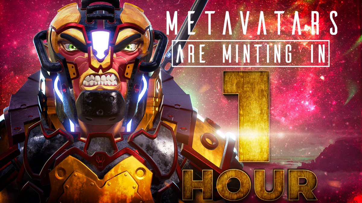 joinmetavatars's tweet photo. 1 HOUR till we launch OUR PRIVATE SALE 🚨

Will you be among the first 555 minters and become a holder of a free “Magic Teleportation Stone”?

One link: https://t.co/DhWhuRcSZ1 💎 https://t.co/8zc00MQiqe