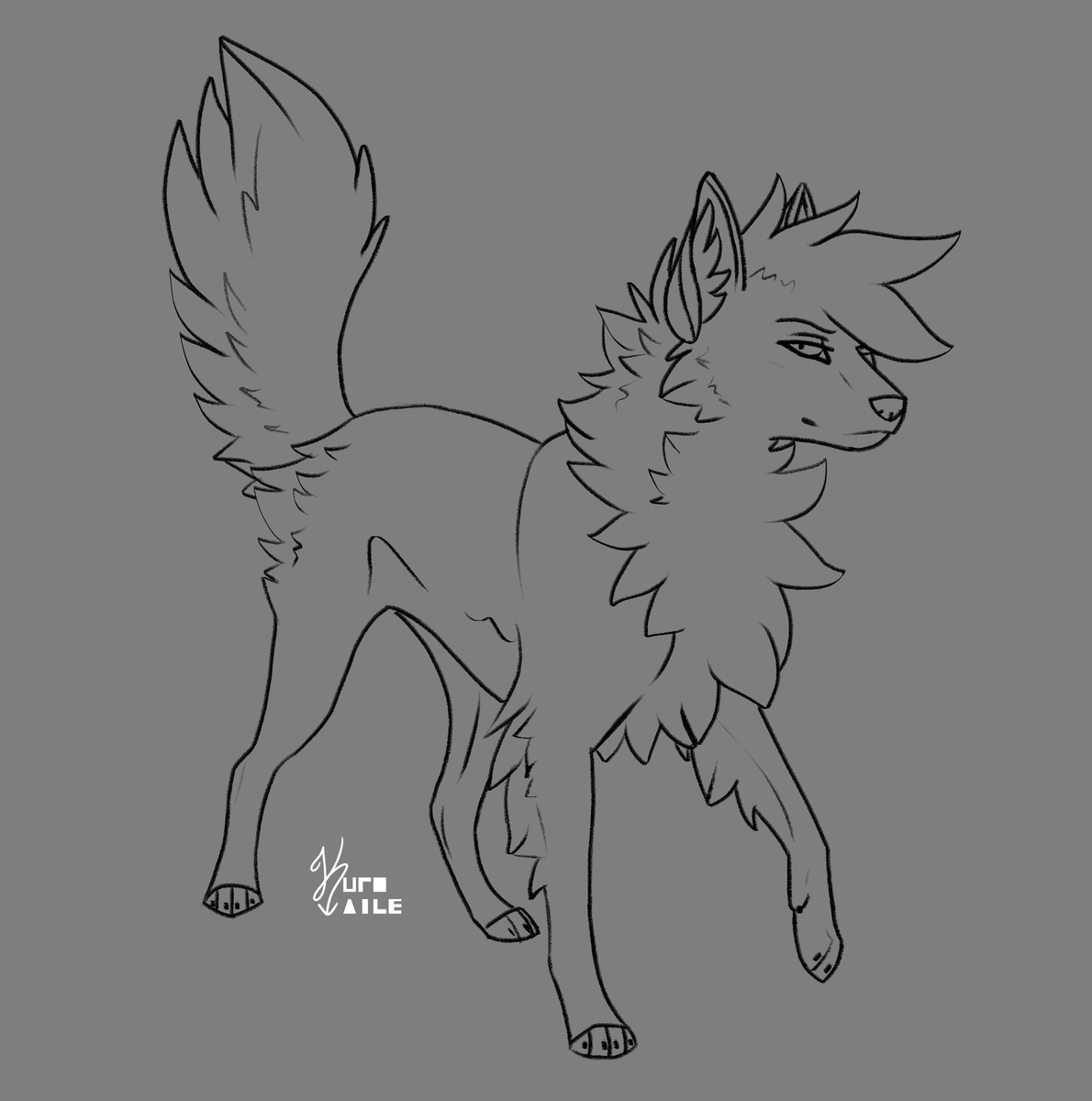 Free to use canine base for anyone who wants it <3 just please don't remove my watermark and credit as necessary. :3 

drive.google.com/drive/folders/…