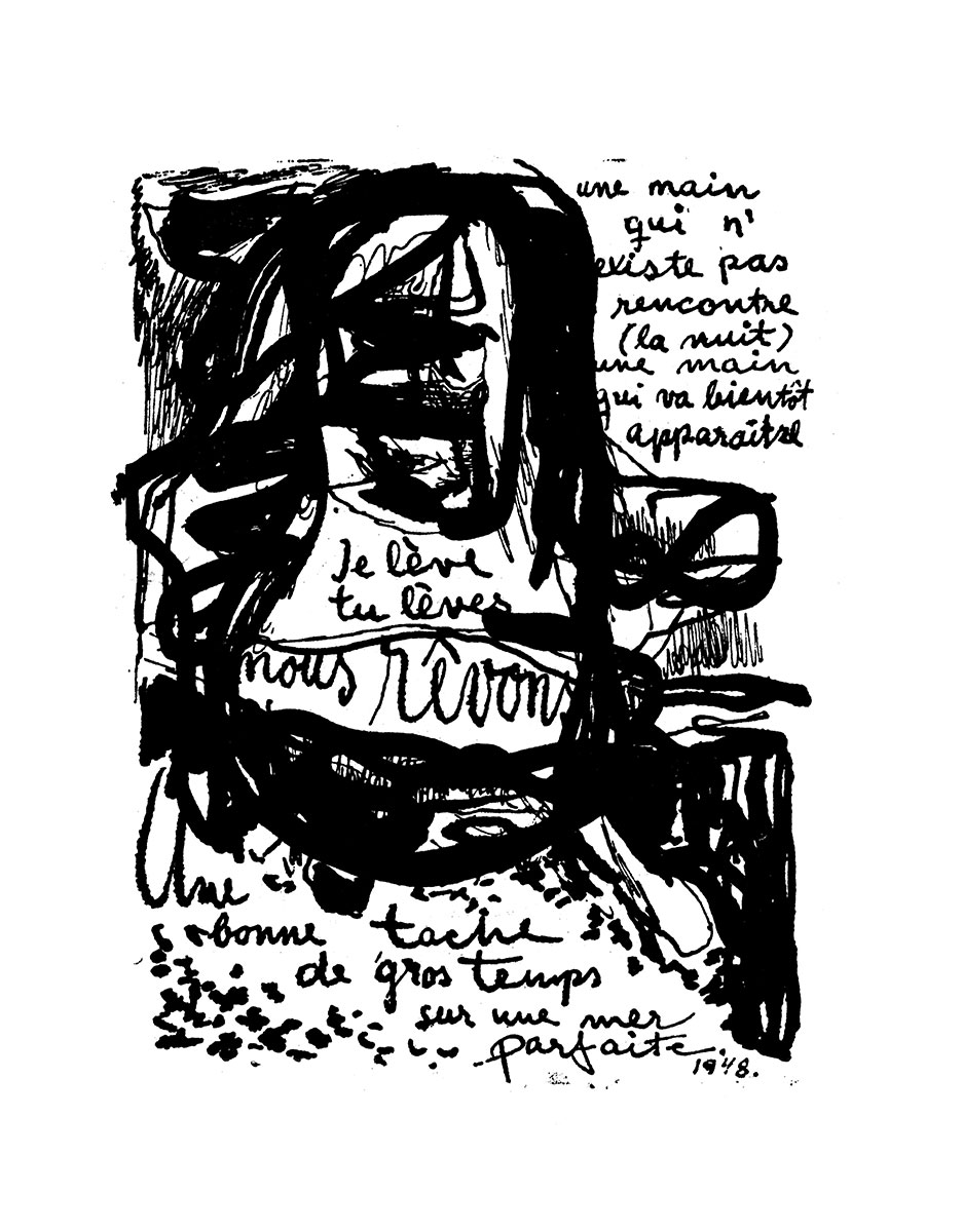 salvagedwork's tweet photo. La chevelure des choses is the latest addition on https://t.co/3byeP6R71Z! A collaboration between Asger Jorn and Christian Dotremont, it's a book filled with word art and a poem from Dotremont. https://t.co/MiJXGqwP7H