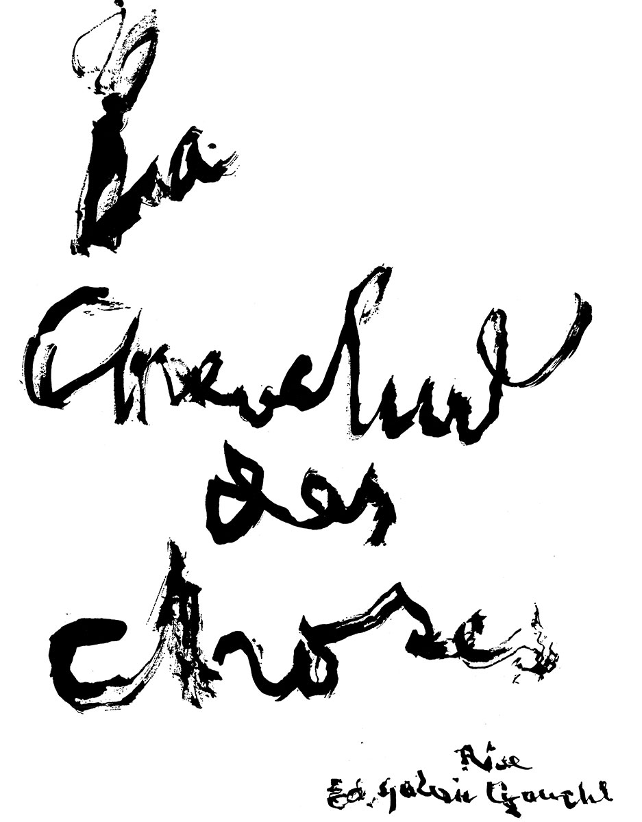 salvagedwork's tweet photo. La chevelure des choses is the latest addition on https://t.co/3byeP6R71Z! A collaboration between Asger Jorn and Christian Dotremont, it's a book filled with word art and a poem from Dotremont. https://t.co/MiJXGqwP7H
