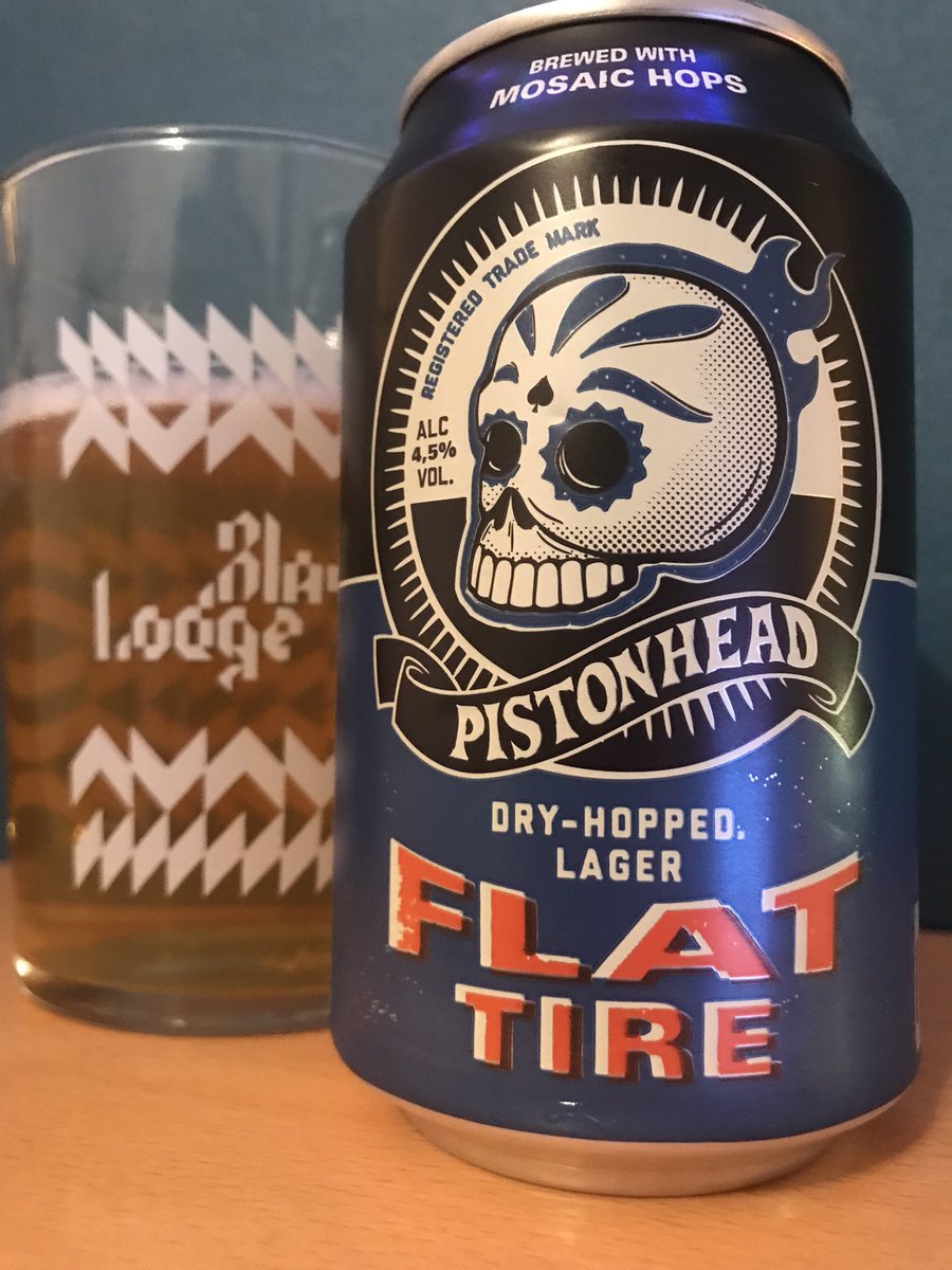 Bunkerkid's tweet image. Well this is rather superb and could easily drink it all night. Dry hopped lager from @PistonheadLager 👌👌🍻🍻