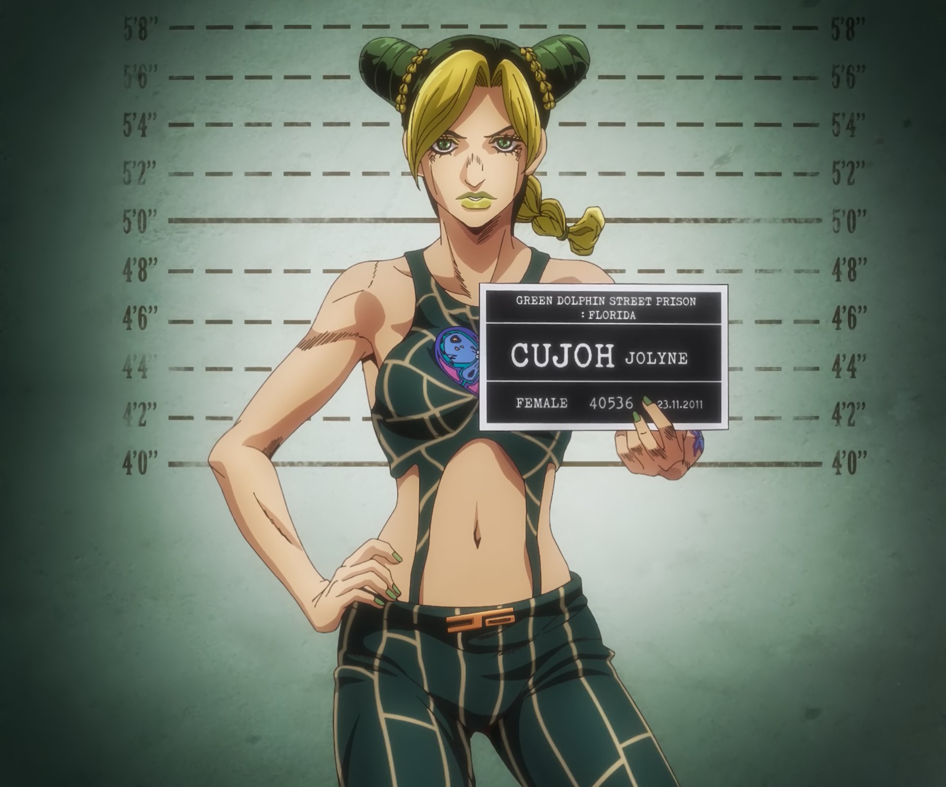 JOJO POSE REFERENCES - JOLYNE KUJO STONE OCEAN #short #shorts #jojo 