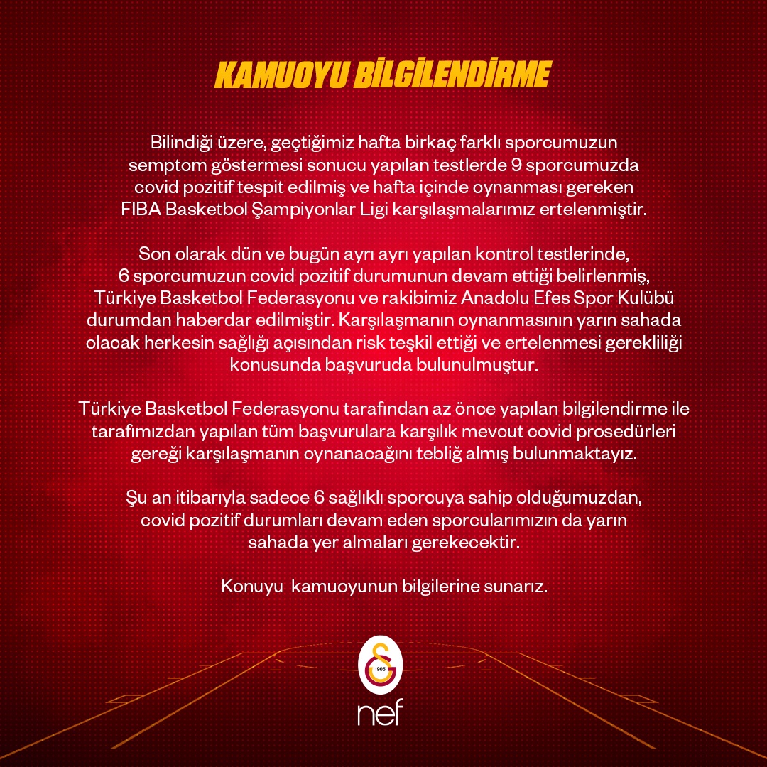 📌 Kamuoyuna saygı ile duyururuz.