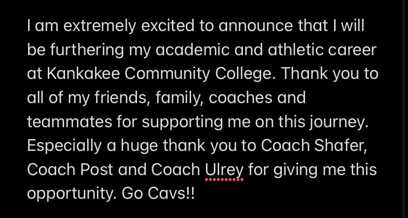 Committed❗️❗️<a href="/CavaliersBSB/">Kankakee CC Baseball</a> <a href="/Coach_Shafer19/">Bryce Shafer</a> <a href="/Coach_Ulrey/">Nick Ulrey</a> <a href="/QBaseball523/">Quentin Brown</a> <a href="/HHHuskyBaseball/">Hamilton Heights Baseball</a> <a href="/PRPBaseball101/">PRP Baseball</a> <a href="/MuchachoGomez57/">Anthony Gomez</a> <a href="/GVogt31/">Coach Vogt</a>