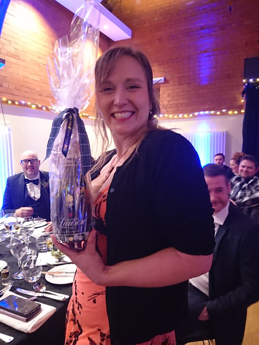 bsgdpa's tweet photo. Our heads and tails ladies winner! Bottle of champagne and she's happy 🍾 @BoltonSch @LynneDKyle @Philip_Britton @BSBDPA https://t.co/zHzO1NJ9fC