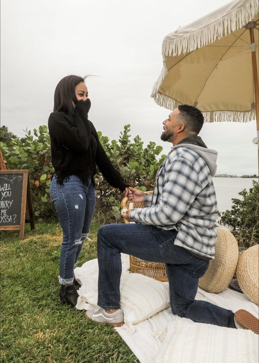 DevonGarnett's tweet photo. She said yes! https://t.co/Wgs2slXjPv