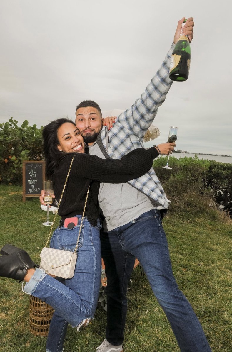 DevonGarnett's tweet photo. She said yes! https://t.co/Wgs2slXjPv