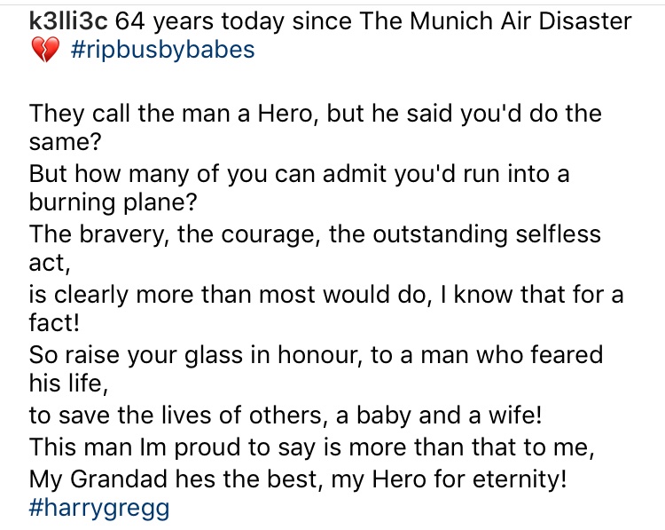 K3lli3c's tweet photo. 64 years on RIP Busby Babes 💔
#busbybabes #ManchesterUnited #Munich #munichairdisaster #harrygregg https://t.co/9nJTM76RaC