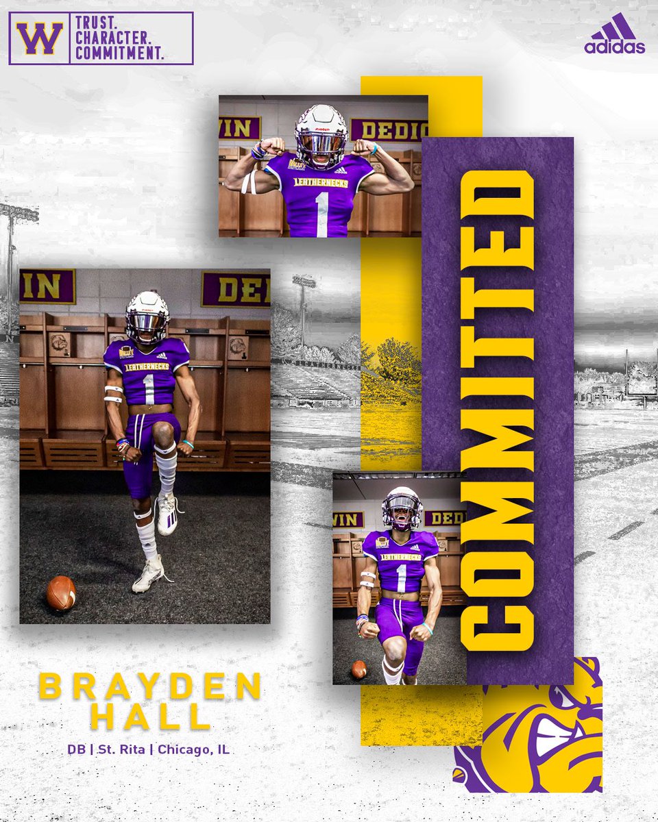 1000% COMMITTED 🐶🟣🟡 <a href="/KreczmerWIU/">Brandon Kreczmer</a> @WIUfootball @Frana_WIU @CurryWIU