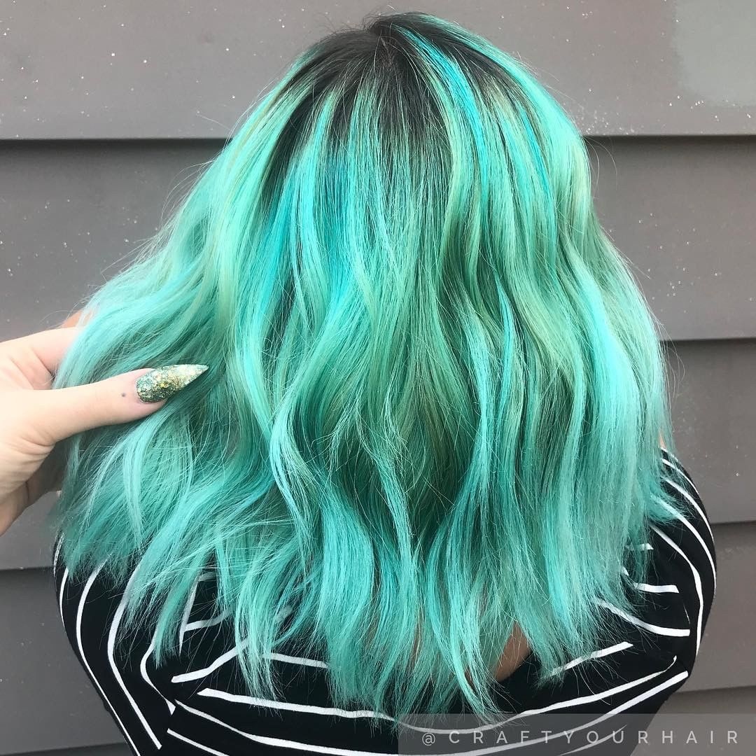 arcticfoxcolor's tweet photo. This MIX THO 💙💚 @tashdollars used Neverland and Aquamarine 💫 #AFneverland #AFaquamarine https://t.co/teRhnlM1qG