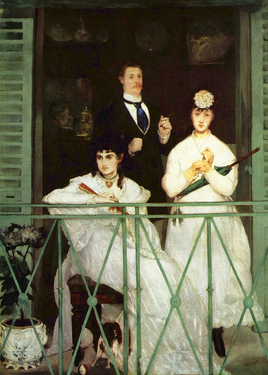 artistmanet's tweet photo. The Balcony, 1869 #edouardmanet #manet https://t.co/iIvesKJTEX