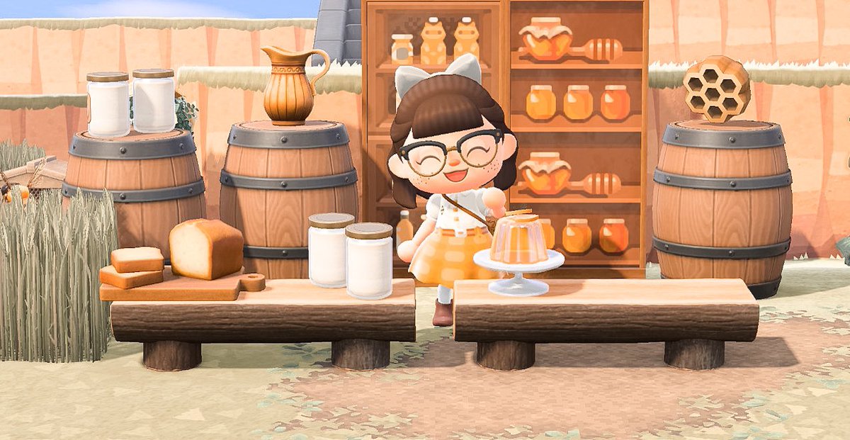 kateshorizons's tweet photo. Here’s the latest lil section of my island - bee farm! 🐝🌼🍯💛 #acnh #animalcrossing #AnimalCrossingNewHorizons #ACNHDesigns #ACNHDesign #acnhinspo https://t.co/d96rXRLS6K