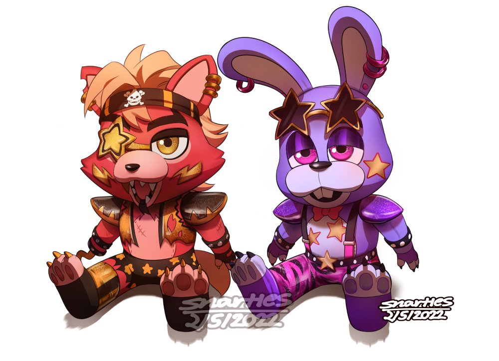 Porque Bonnie e Foxy não estão em FNaF SB?