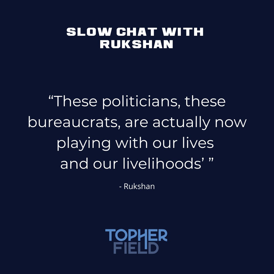 TopherField's tweet photo. "These politicians, these bureaucrats, are actually now playing with our lives and our livelihoods"
- Rukshan
From my Slow Chat with Rukshan, watch the full video here - https://t.co/r9zL6g2w1u
#covid19 #rukshan #topherfield #vaccine #COVID https://t.co/a3mO9ChqUi