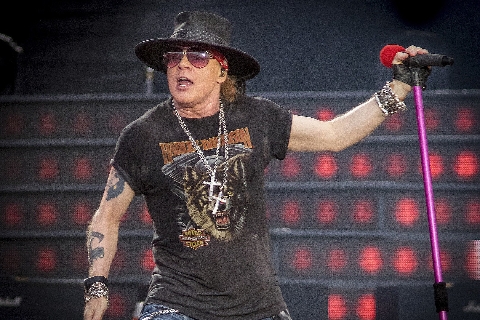 Happy 60 birthday to Guns N\ Roses vocalist Axl Rose! 