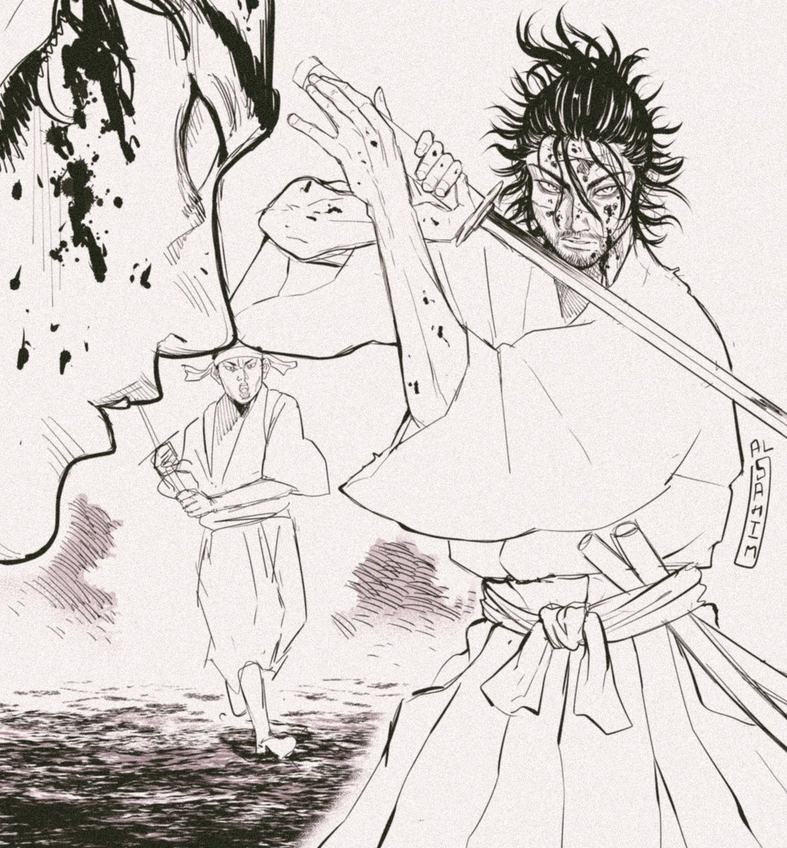 Sketch of zi night
Musashi vs Yoshioka 
