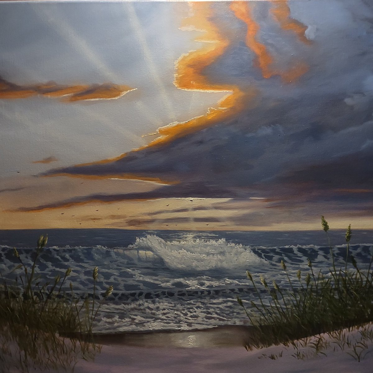 michaelleeart's tweet photo. What should I paint more of?  Beach or Mountains!? #art #artwork #artist #artph #painting #SaturdayVibes #comment #artistsontwitter https://t.co/V67VjEAlZc