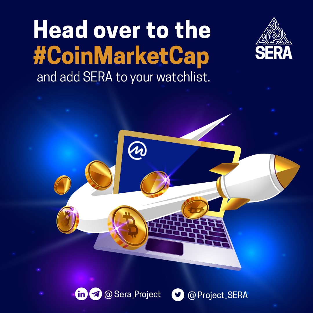 The $SERA IDO is on its way! 
Come check us out on the #CoinMarketCap to get a seat.😍
Early followers will be whitelisted! 👍
bit.ly/3444W27
.. 
#Cryptocurrencies