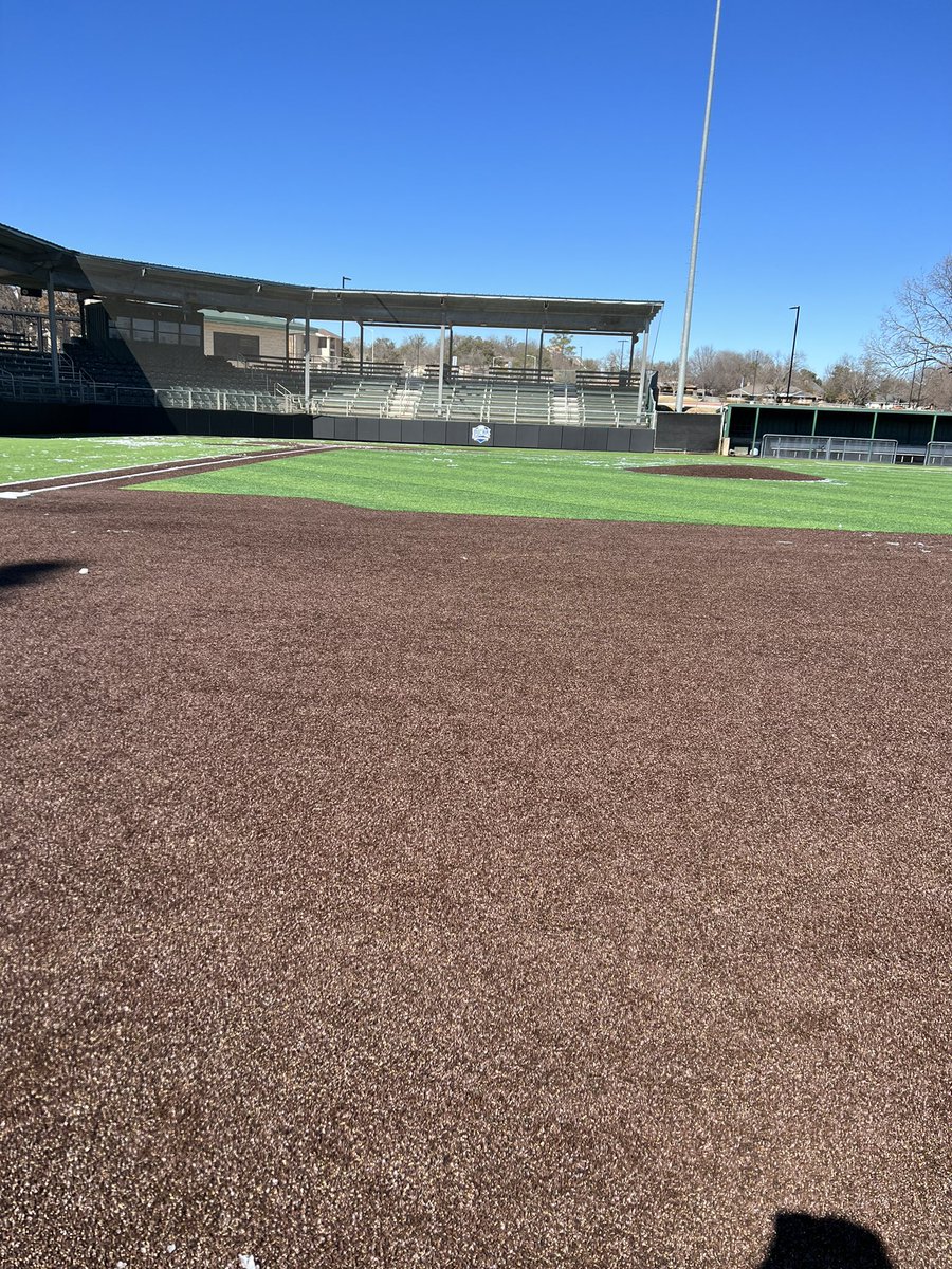 Thanks to our new turf surface - Games are on tomorrow at Williams Ballpark! Sunday 1:00 DH Monday 1:00 DH vs <a href="/sewardsaints/">Seward County Saints</a> #welcometoourden