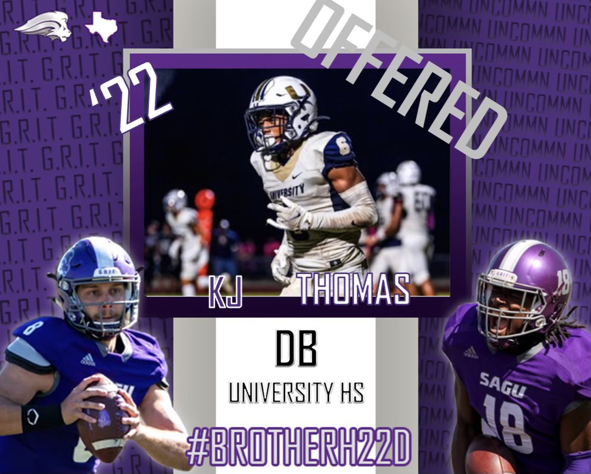 kj6ix's tweet photo. Blessed to receive my 4th Offer from Southwestern University 🦾!! @kinchen_donald @Coach_Zaccone https://t.co/DLfG660AjU
