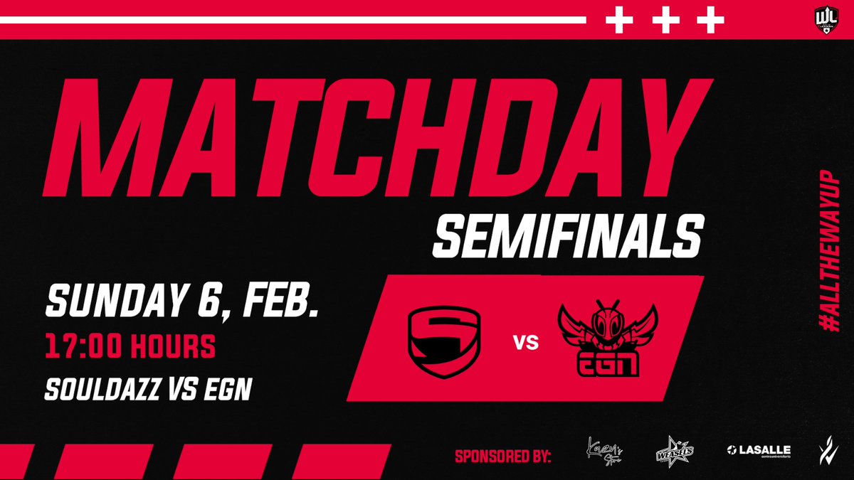 wayupleagues's tweet photo. [#PLAYOFFS]

📌 Já temos o primeiro jogo que irá abrir as semifinais da #1Divisão em @wayupleagues.

⏰17:00 | @Souldazz🆚@EGNesports 

▶️Pode seguir a retransmissão no nosso canal de twitch 📺https://t.co/vCNe8H3WAy juntamente com 🎙️🇵🇹 @MrDred1 https://t.co/9MCbmDxXsa