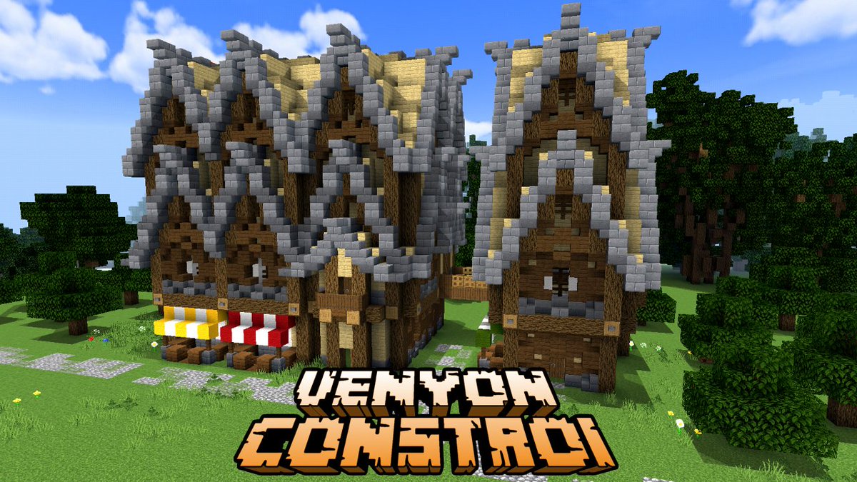 Construções Que Você Pode Fazer No Minecraft on X: Casa medieval