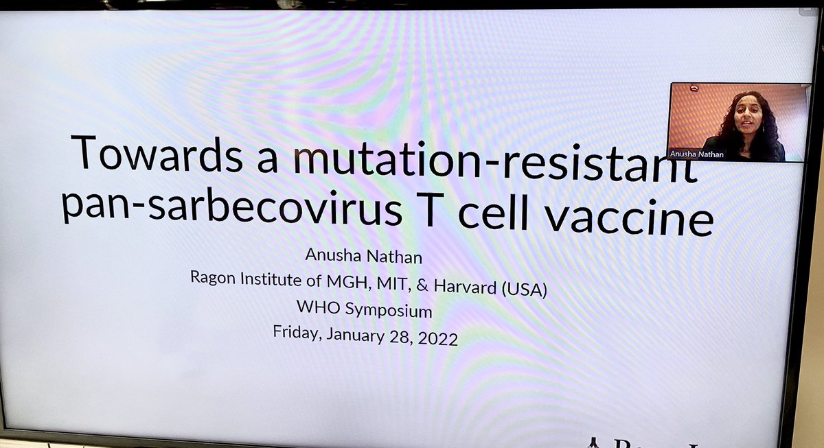 Had the distinct honor of presenting our work on T cell vaccines for #SARSCoV2 at the <a href="/WHO/">World Health Organization (WHO)</a> consultation on #sarbecovirus vaccines last week! The end to the pandemic is a global one.