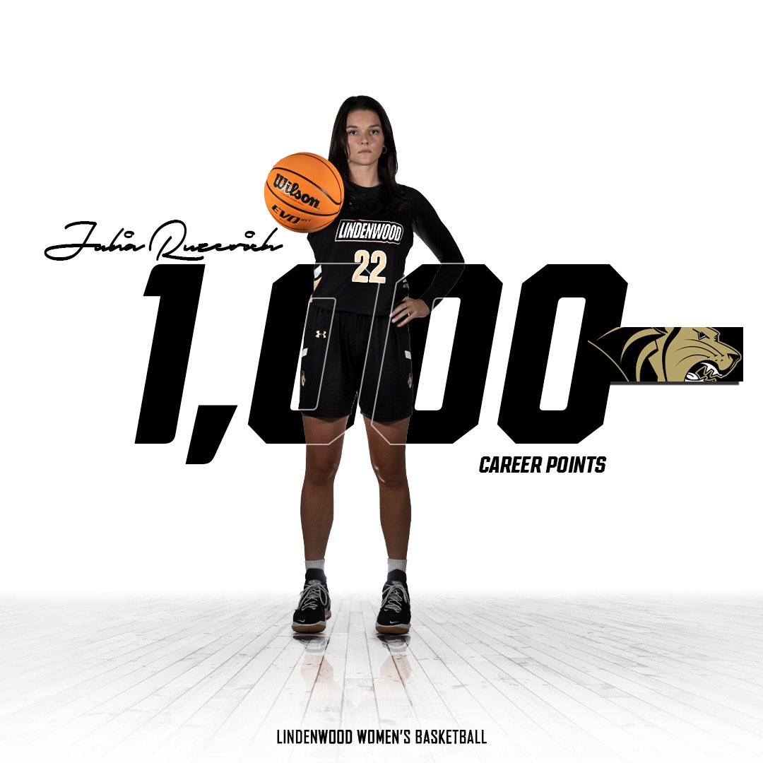 Congrats to @JuliaRuzie22 on 1,000 career points! 😤

#Oneroar
