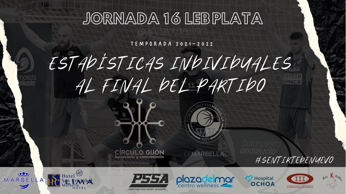 CBMarbella1's tweet photo. 📈 Estadísticas individuales en el @CBMarbella1 al final del partido.

🏀 Taylor Cameron (16 puntos)
🔐 @lazar_mutic (11 rebotes)
🔗 @adrifuentes87 (4 asistencias)
🕵🏻‍♂️ @adrifuentes87 (1 robo)
🔖 Taylor Cameron (23 valoración)

🔵⚪️ #CBMLive #GIJCBM https://t.co/MPYNznxAY4