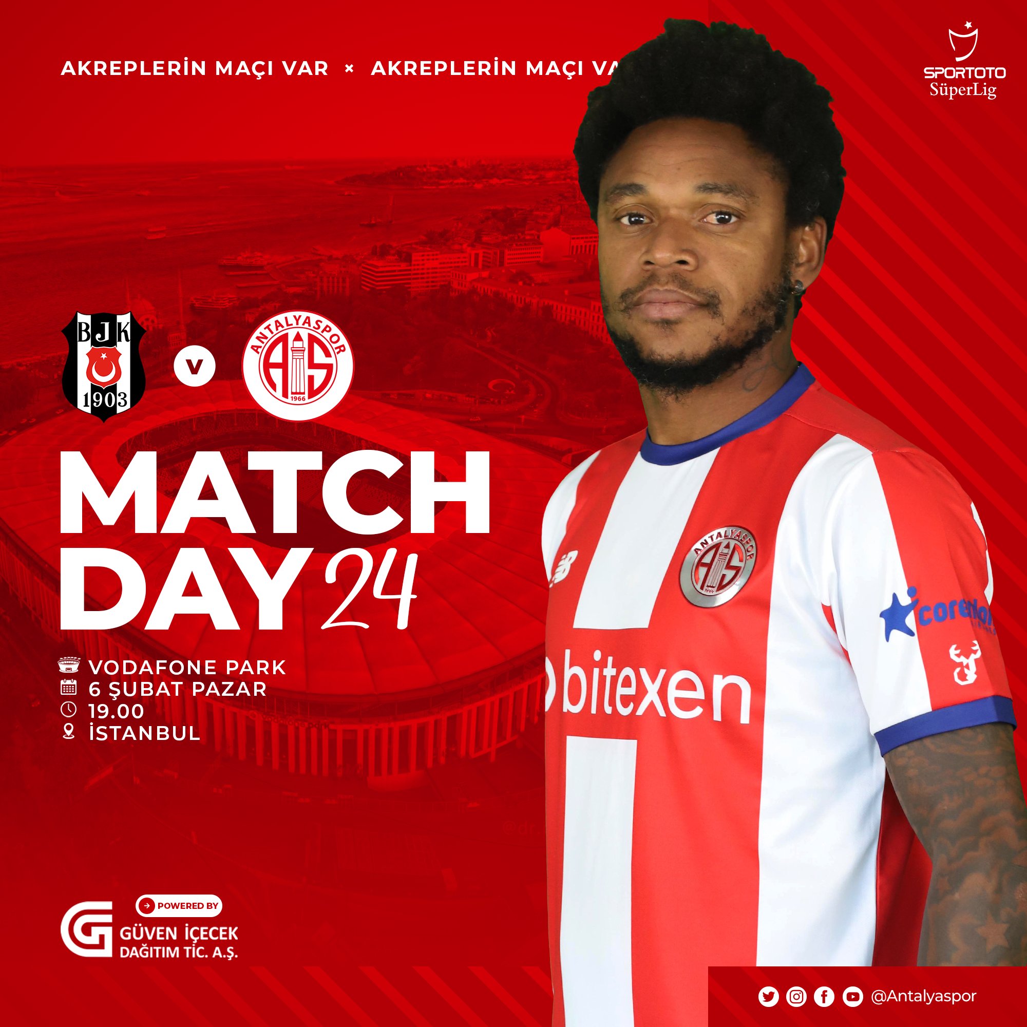 Antalyaspor'un Beşiktaş Maçı İçin Hazırladığı Görsel