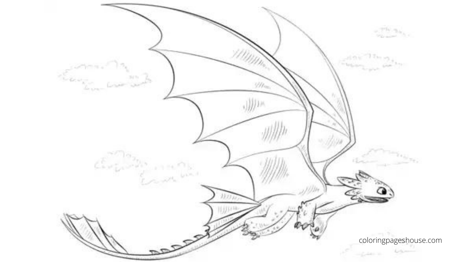 how to train your dragon 2 night fury coloring pages