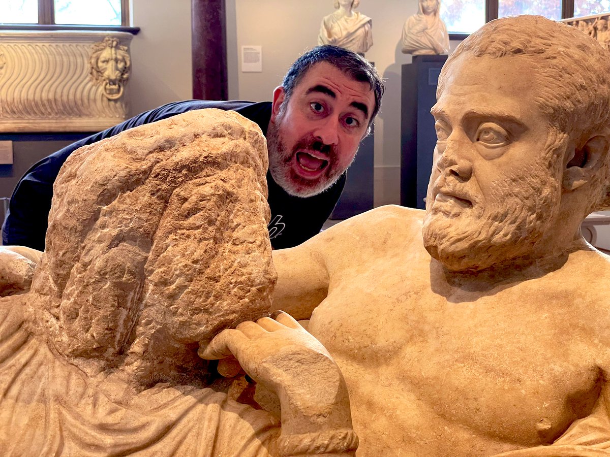 Photobombing ancient Greeks since 500BC #Archaeology