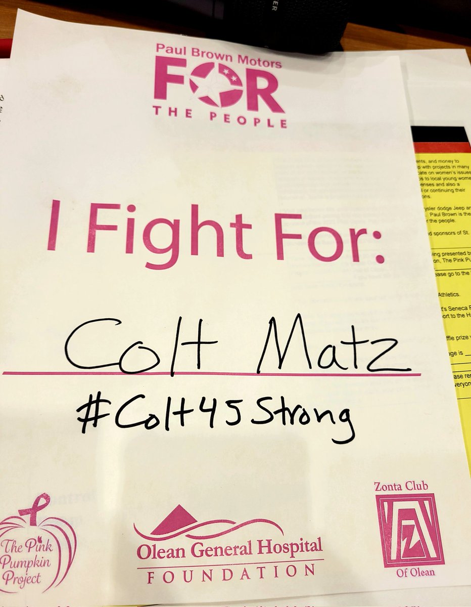 SBU_External's tweet photo. Thank you to Paul Brown Motors, OGH, @PinkPumpkin48, the Zonta Club and everyone who supported today's @BonniesWBB Pink Game.

This game is always special, but today was especially emotional as we continue to 🙏 for our good friend Colt Matz. We love you, buddy! #Colt45Strong https://t.co/a9RU5Ph3Ut