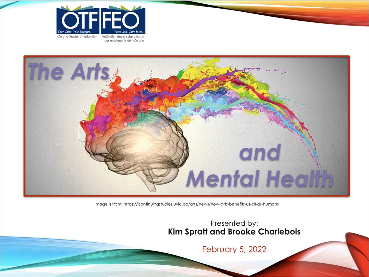 Thank you <a href="/otffeo/">OTF/FEO</a> for the honour of presenting at your 2022 Symposium "Mental Health: the enduring pandemic." And to <a href="/ETFOeducators/">Elementary Educators</a> for the opportunity to do this on your behalf. A fantastic day of learning and sharing. :)