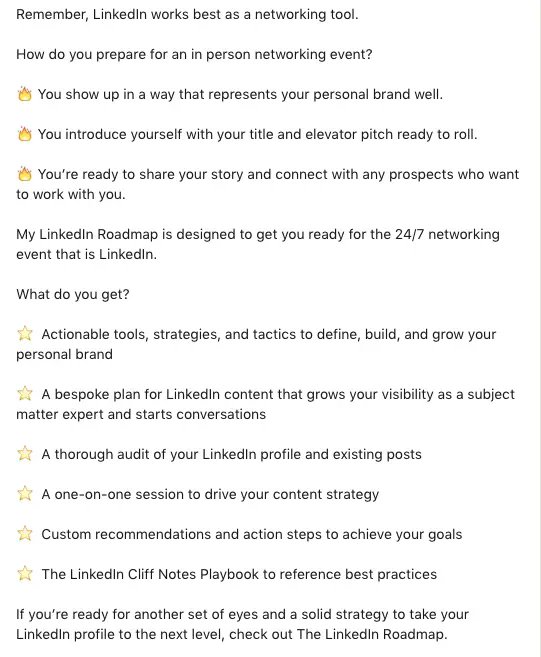 Are you ready to make LinkedIn your main social media squeeze? If you are, here are some helpful reminders AND my LinkedIn Roadmap to help you along the journey. It's less scary than you might think and FAR MORE REWARDING! 

#socialmedia #LinkedIn 

buff.ly/3qmLK7U