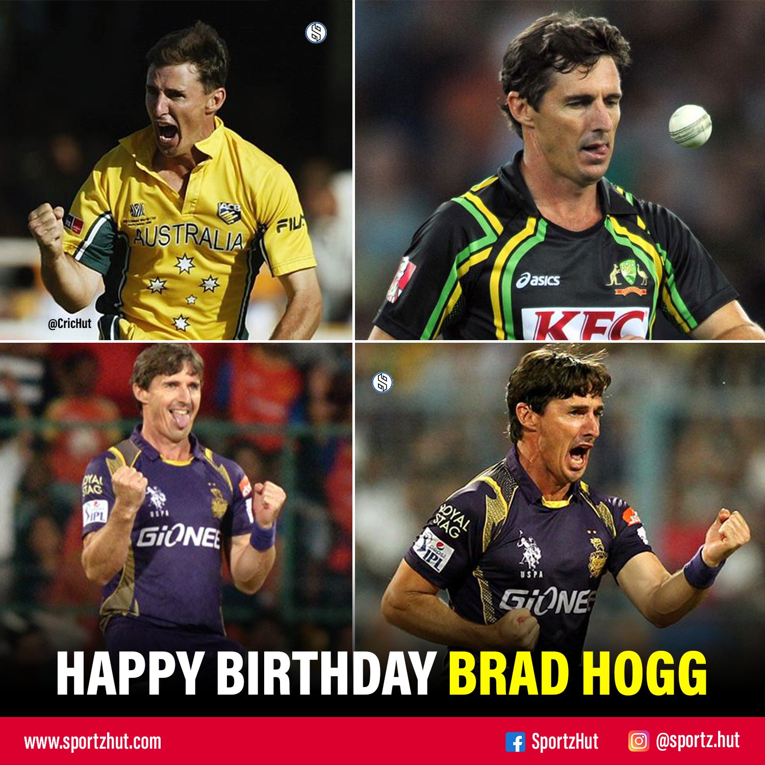 Happy Birthday to the chinaman Brad Hogg .
.
.
. IPL IPL2022 