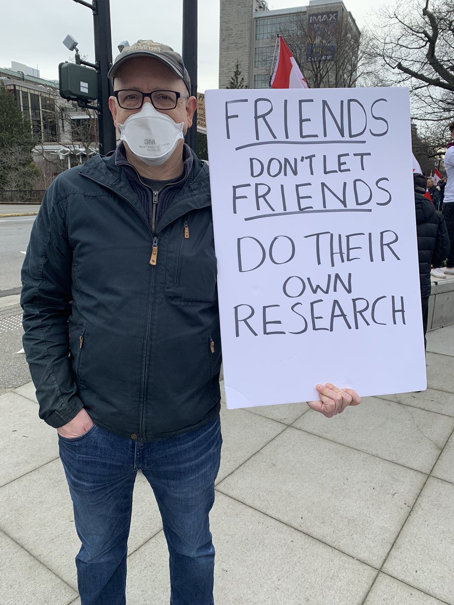 my_bijutsu's tweet photo. My partner in counter protest (and life) #yyj #TruckersGoHome #TruckersForFreedom2022 https://t.co/8ebFJ785nD