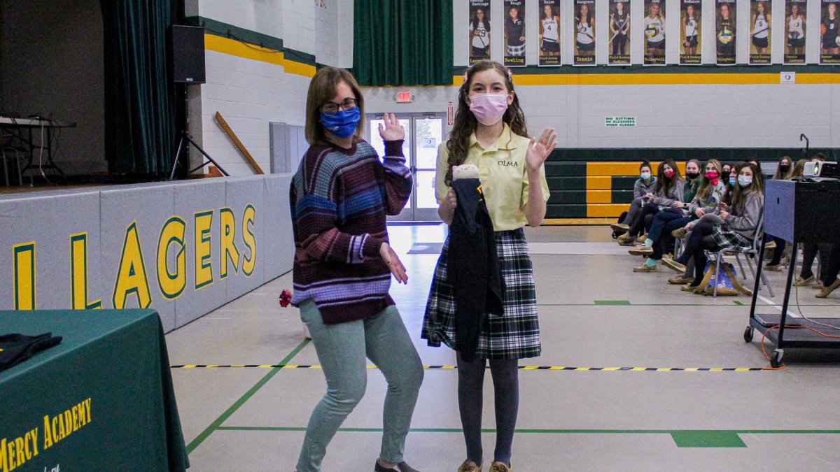 OLMA_NJ's tweet photo. To cap off a great ITV and Catholic Schools Week, we celebrated our OLMAzing Villagers, the heart and soul of OLMA!  On Thursday we honored our 2022 Unsung Heroes and on Friday we showed appreciation for all of our students with a little fun and games!  #OLMASisterhood https://t.co/b4QtoBQwBB
