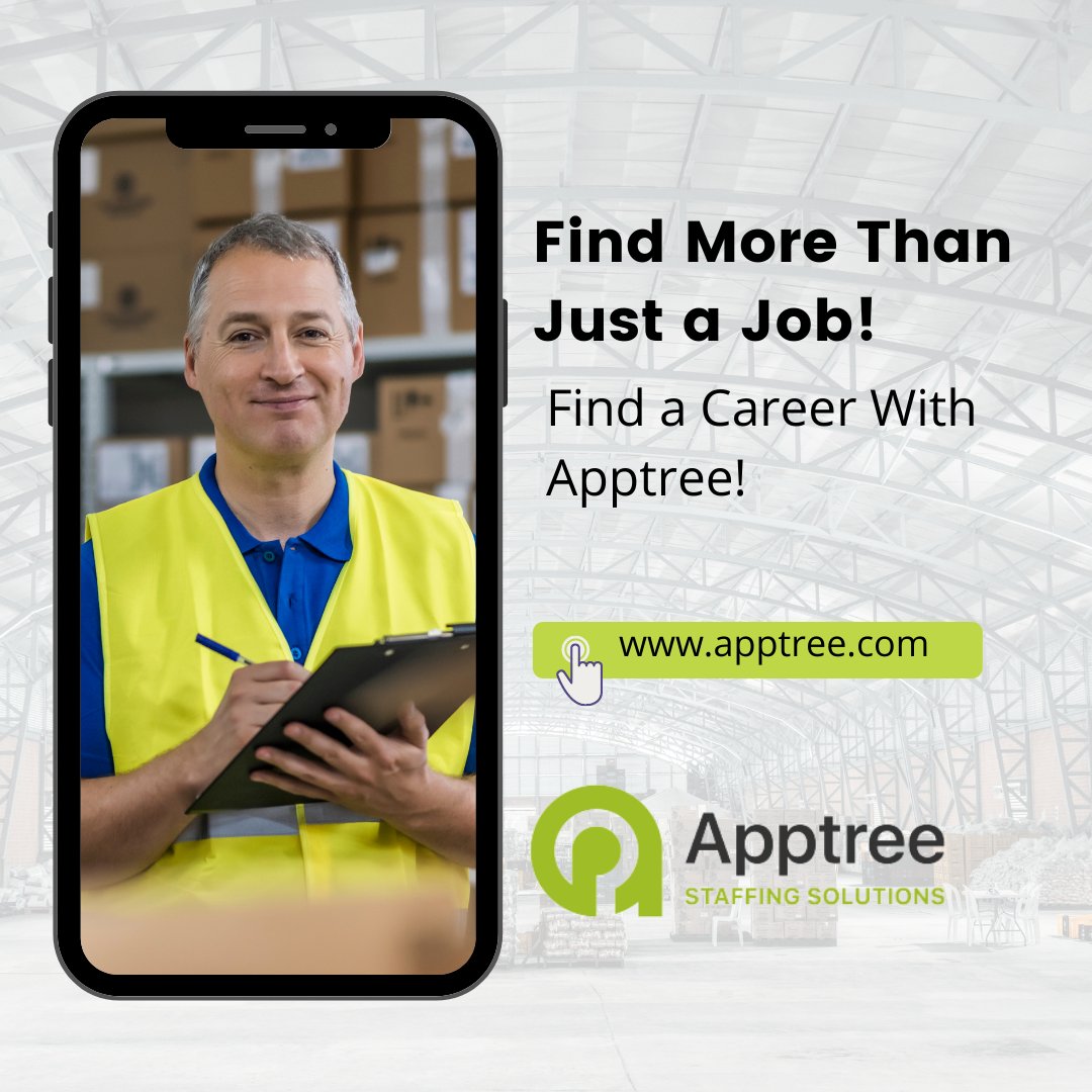 ApptreeStaffing's tweet photo. Find More Than Just a Job!
Find a Career With Apptree!

Our positions fill quickly and we’re always adding new opportunities so check back regularly.
Visit our website and check for new job listings added daily!

#staffinagency #detroitstaffing #jobseekers #employees https://t.co/5CPrEg5C0b