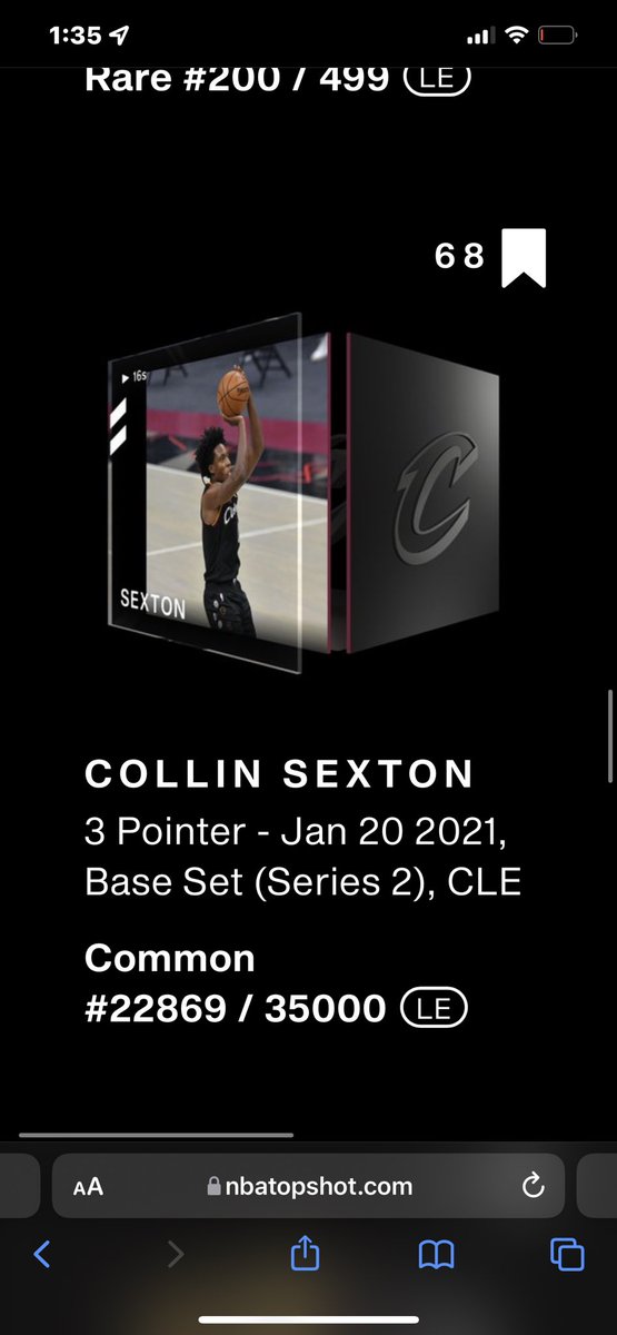 SexyS3xton's tweet image. GIVEAWAY 💯🅿️

- RT the quoted tweet ♻️ 
- RT this tweet ♻️ 

Will pick 2 winners who each get a S2 Collin Sexton moment 🤝🔥

Ends in 48 hours… GO

#NBATopShotGiveaway #NBATopShotThis #LumVegas