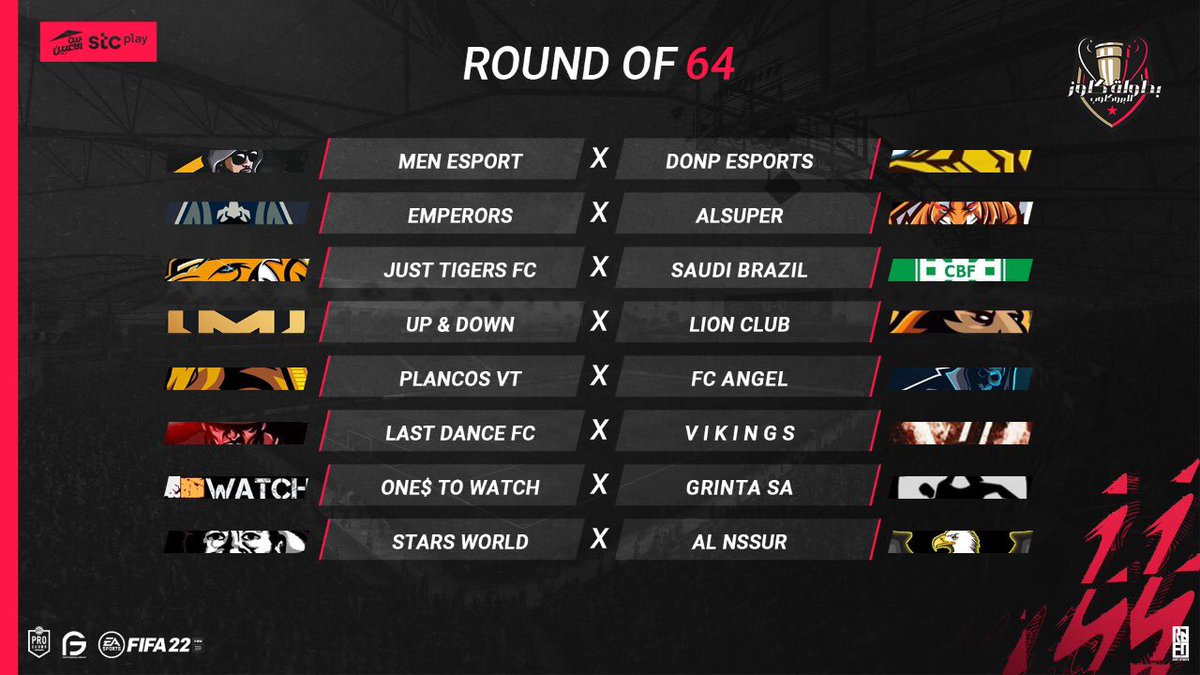 cup_kl's tweet photo. 🤩 مواجهات دور ال 64 🔥

⏰ | 11:00 
📆 | 06-02-2022

#stcplay https://t.co/fgohuSZQK0