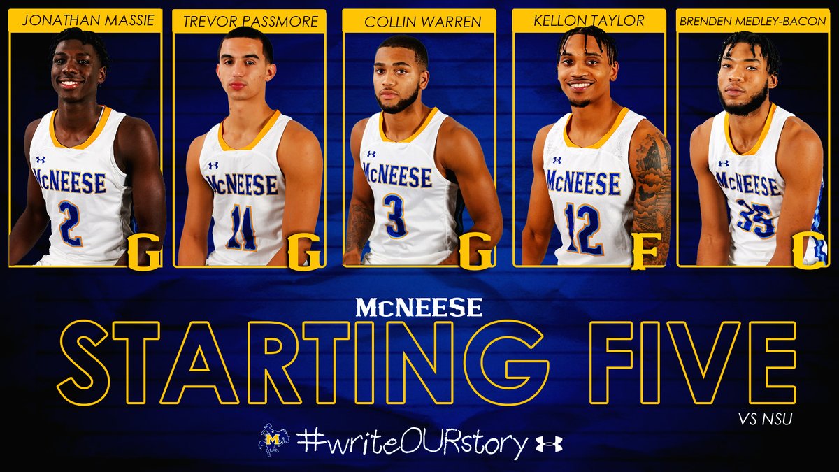 Starting 5 against Northwestern.

🟡 <a href="/GogetitJohnJohn/">“The Don”</a>
🔵 <a href="/passmore_trevor/">Trevor Passmore🇮🇹</a>
🟡 <a href="/collinwarren100/">Collin Warren</a>
🔵 <a href="/Kelll_12/">Kellon Taylor</a>
🟡 Brendan Medley-Bacon