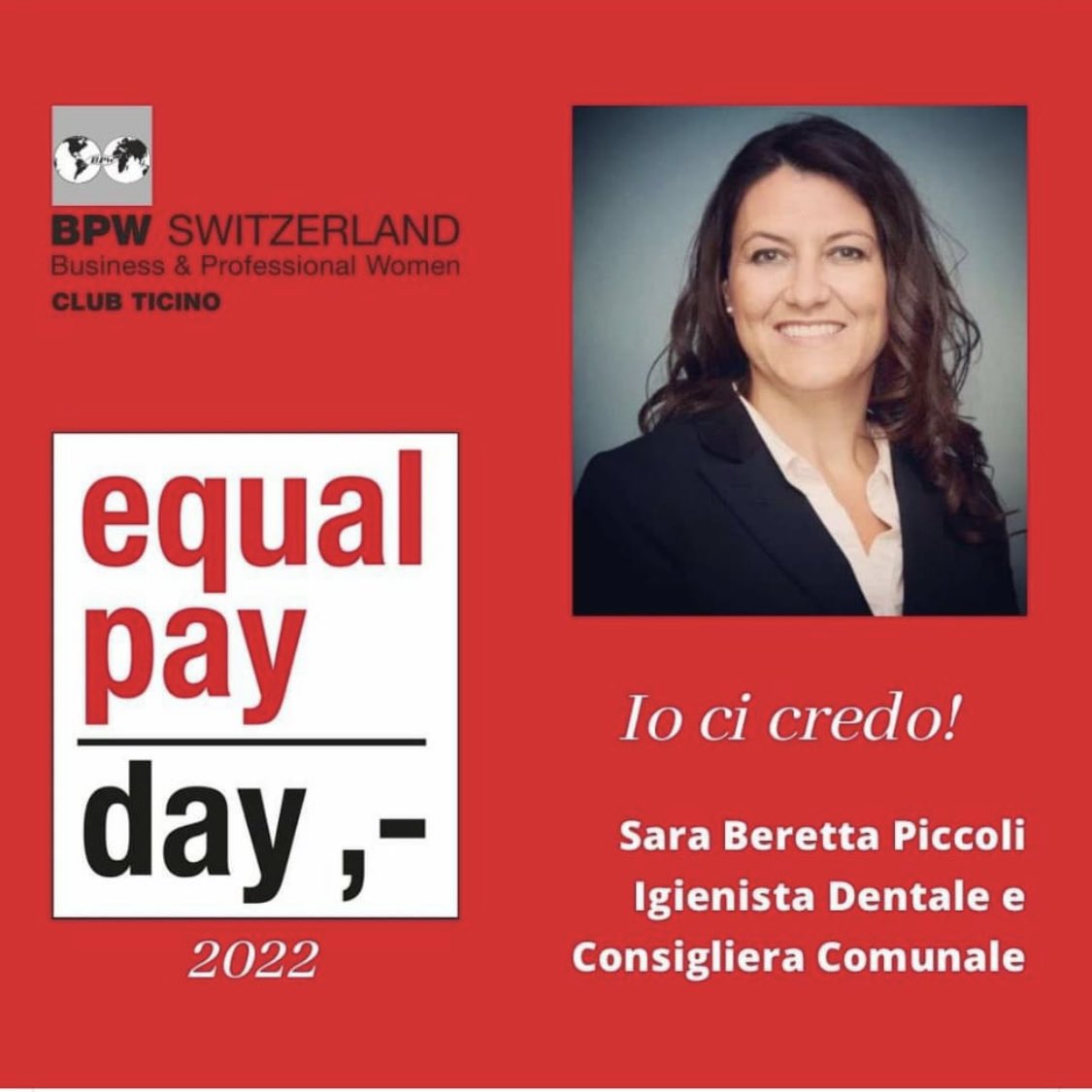Io ci credo! #Equality #equal #pay #day