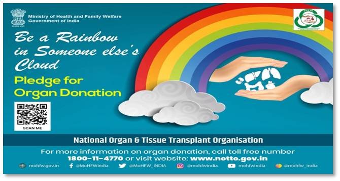 If you believe in life after death, register your wish at notto.gov.in/Admin/Login.as……… pledge to be an organ donor. 
#OrganDonation 
#SwasthaBharat 
#AzadiKaAmritMahotsav