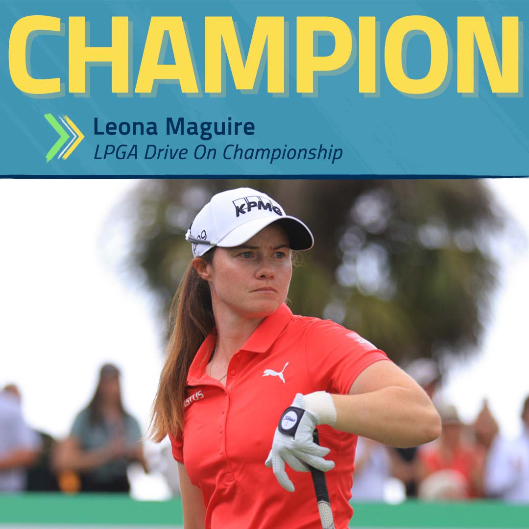 The LPGA Tour’s first Irish champion! 🇮🇪

Leona Maguire wins the LPGA #DriveOn Championship! 🏆