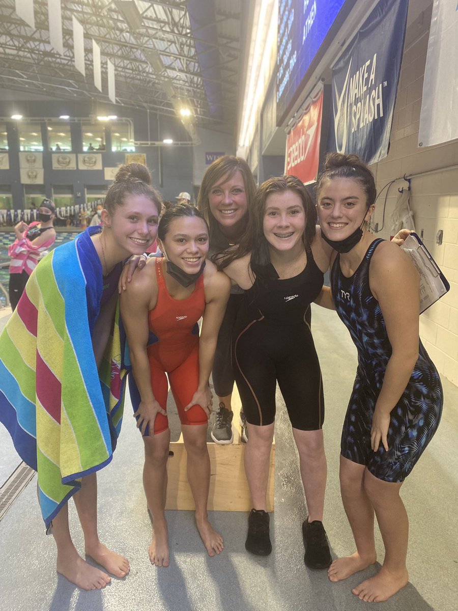 ✅ STATE bound! 200 Medley Relay. Gyure, Nugent, Monville, Derwin