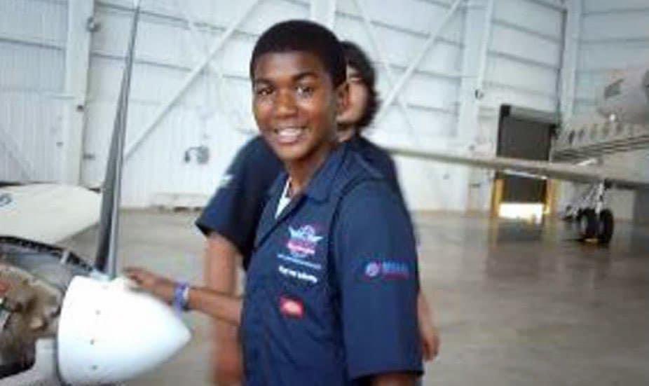 BerniceKing's tweet image. These are the types of photos we see of white youth, even white adults, who have killed people. 

Trayvon was killed, his murderer free, and we seldom saw photos of this Black boy, full of promise and hope, enjoying a space camp. 

We’re working to make the world better, Trayvon.