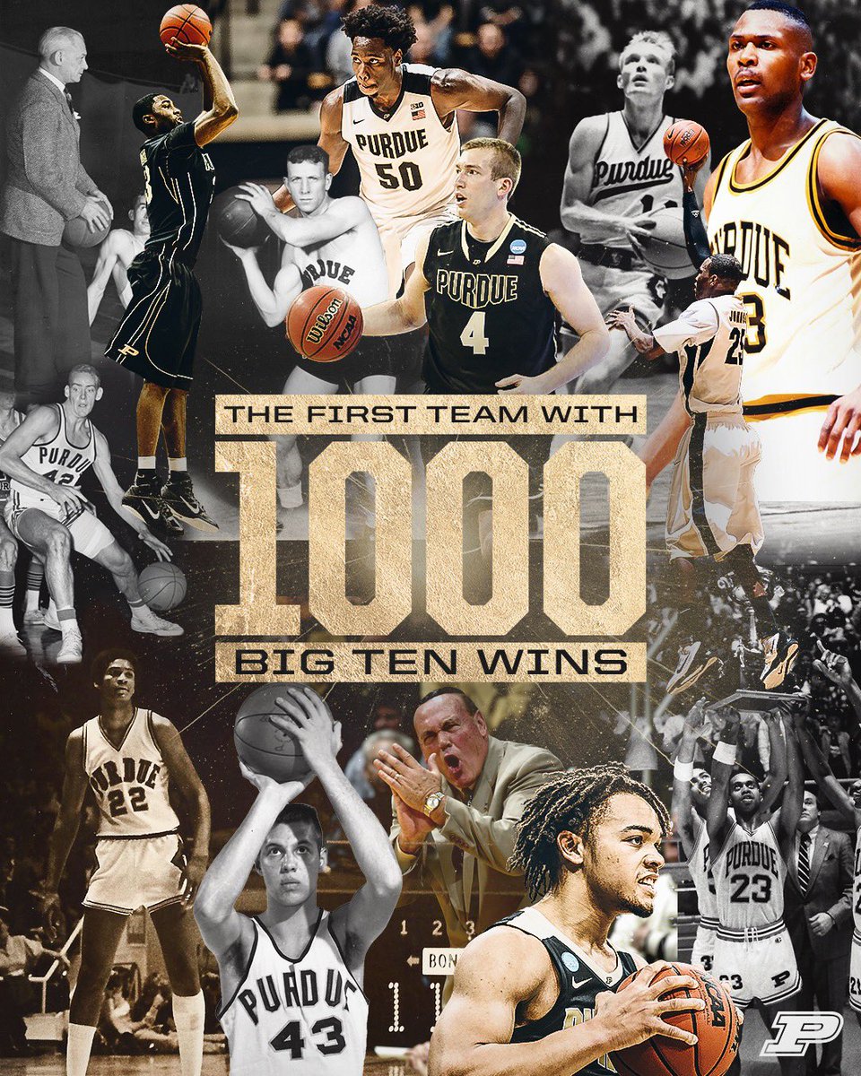 BoilerBall's tweet image. 1️⃣0️⃣0️⃣0️⃣ dubs. 

The first Big Ten team to do this.