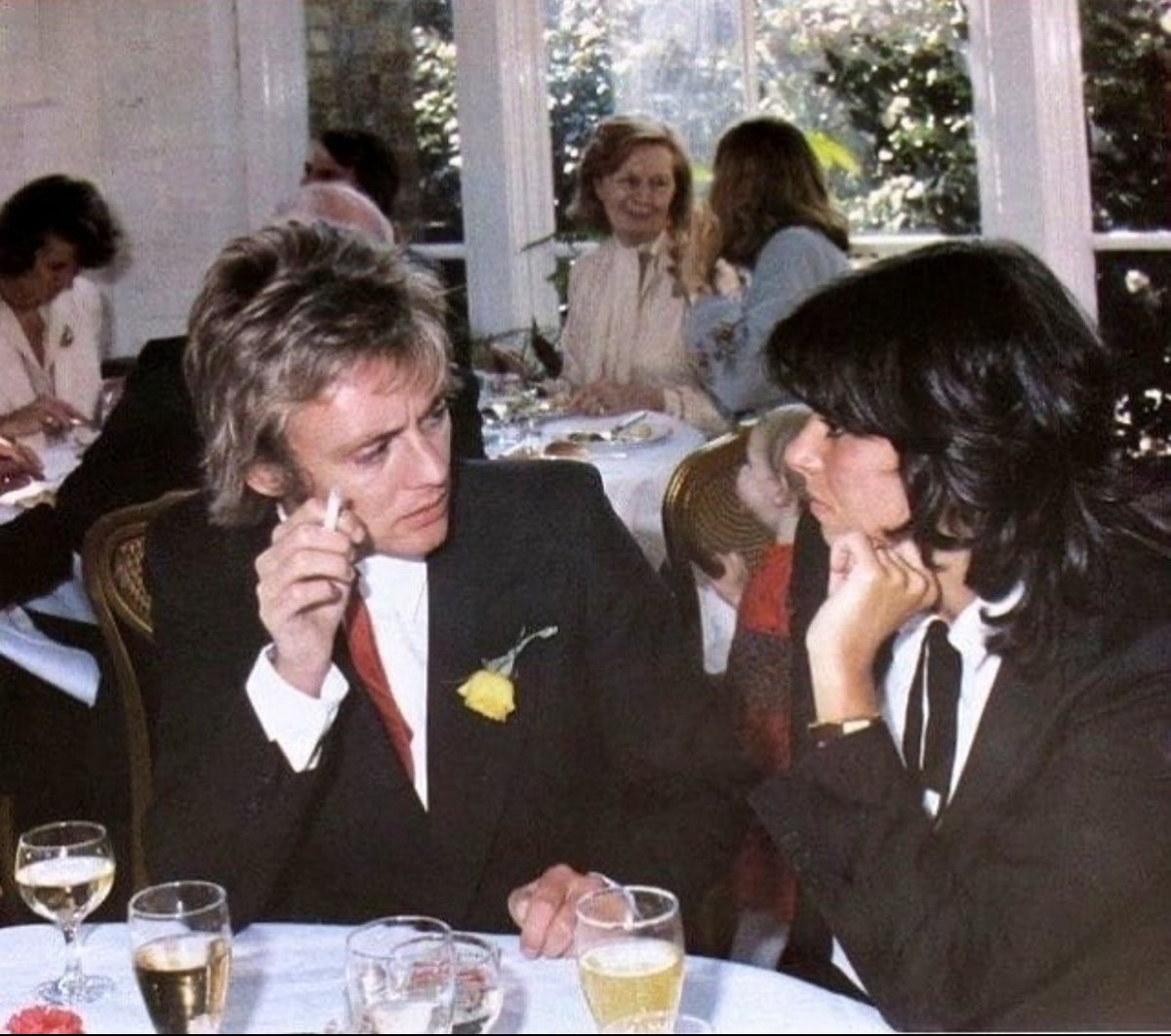 roger and our pretty dominique. 🌺